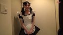 A cute maid is groped and fitted with a naughty shaved crack and panting with a disgusting voice!